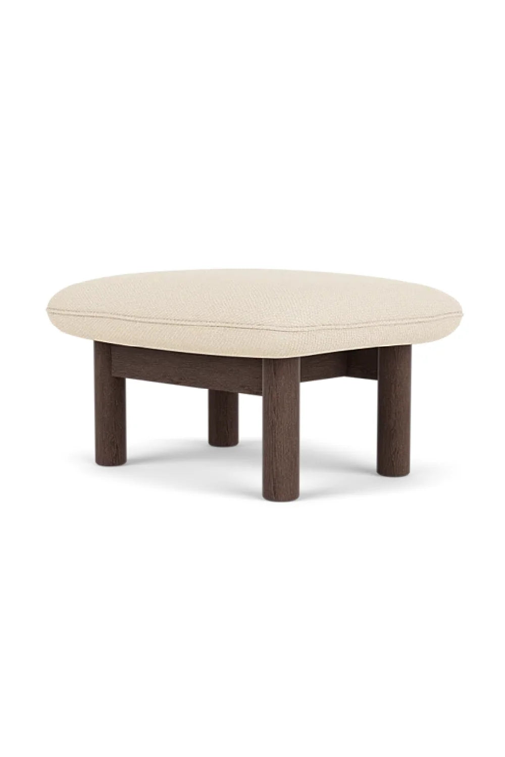 Luxury Upholstered Wooden Ottoman European Style for Villa