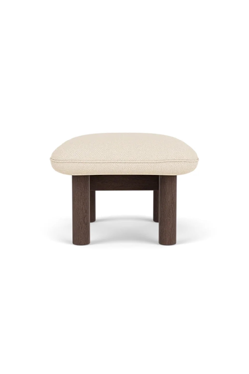 Luxury Upholstered Wooden Ottoman European Style for Villa