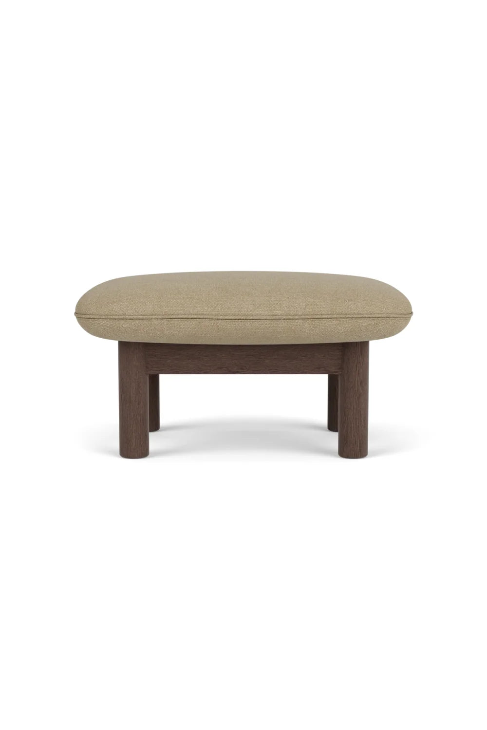 Luxury Upholstered Wooden Ottoman European Style for Villa