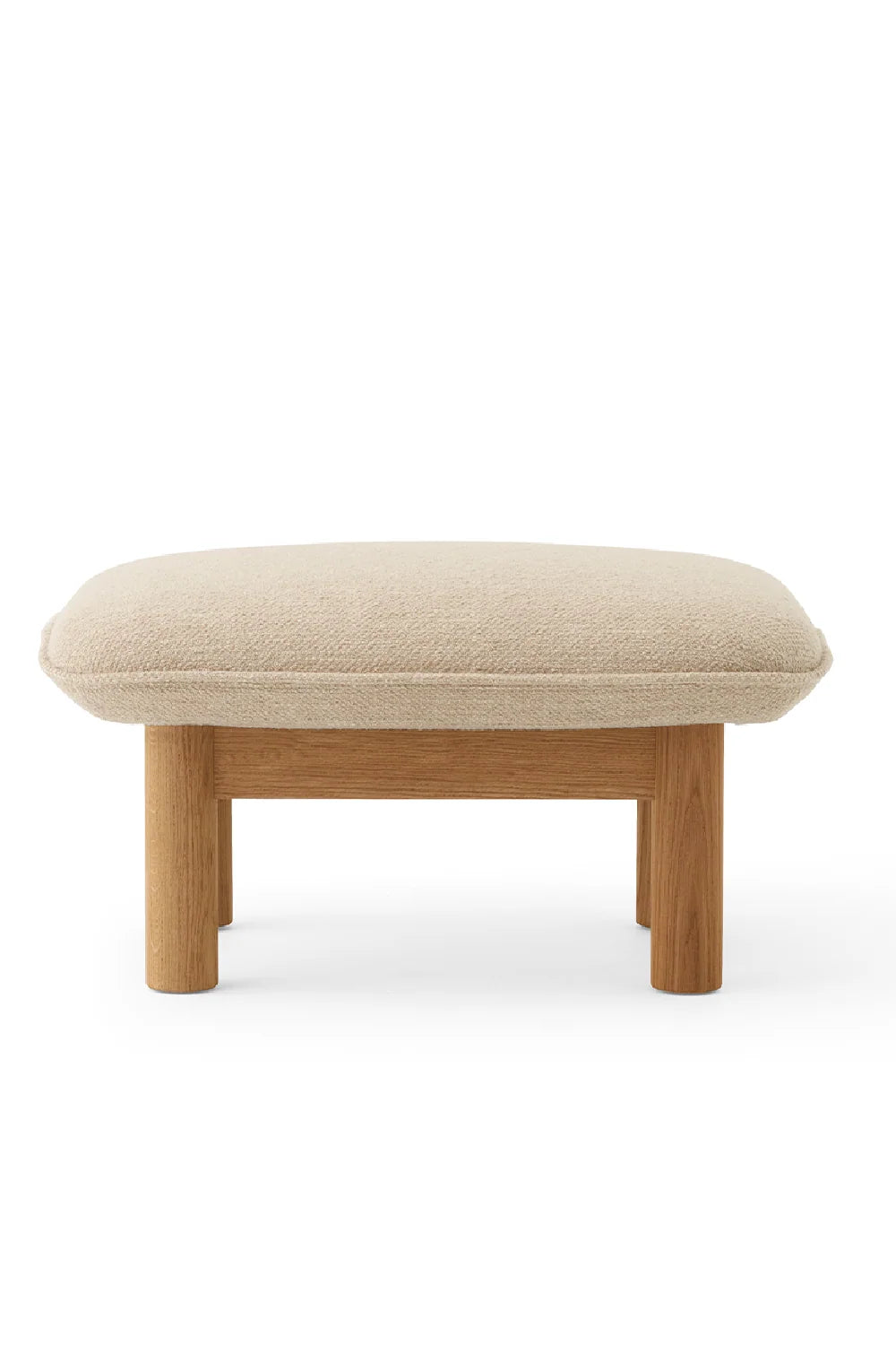 Luxury Upholstered Wooden Ottoman European Style for Villa
