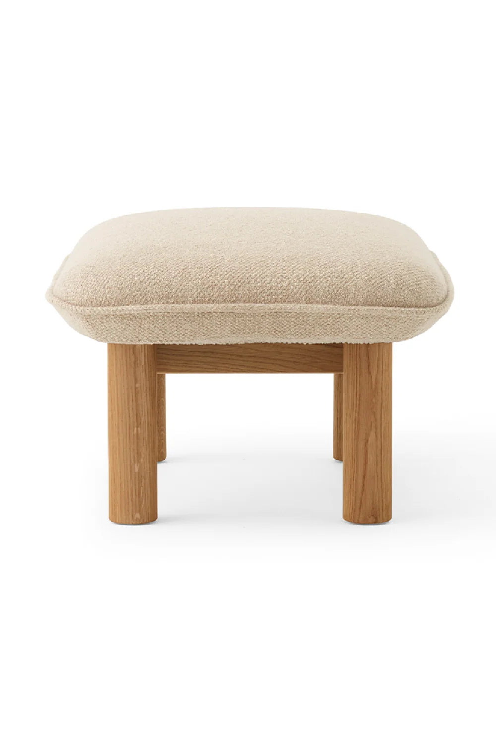 Luxury Upholstered Wooden Ottoman European Style for Villa