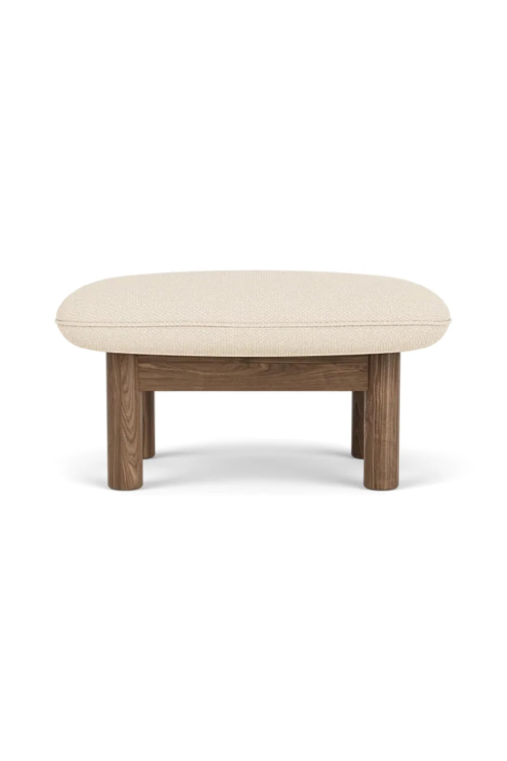 Luxury Upholstered Wooden Ottoman European Style for Villa