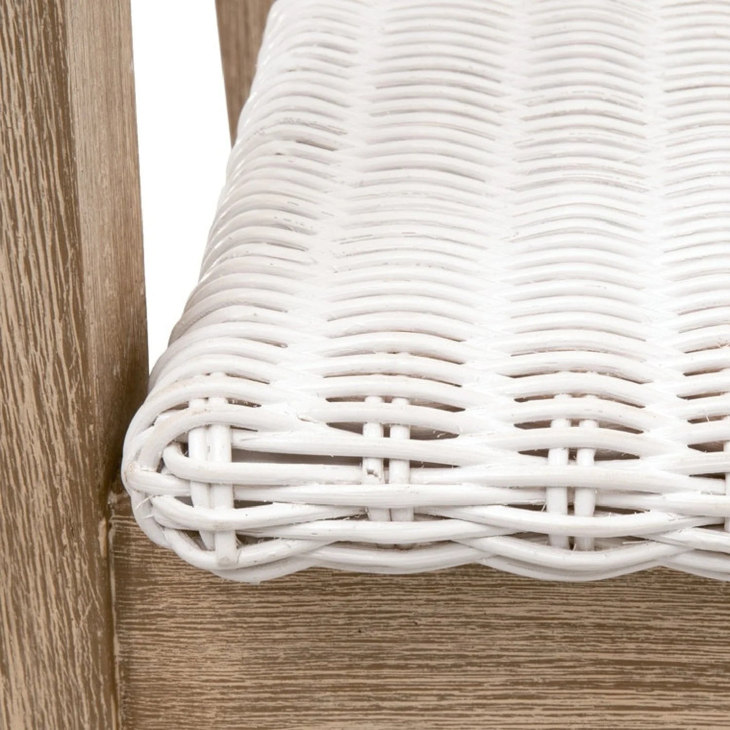Luxury Upholstered Woven Counter Stool European Style for Villa