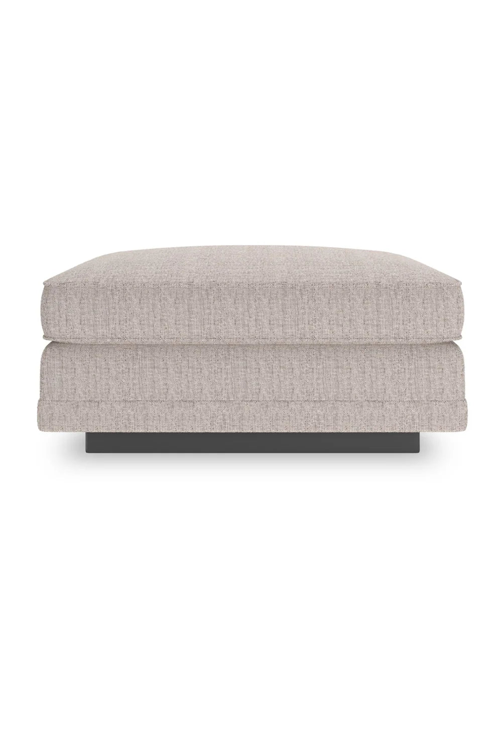 Luxury Upholstered Woven Ottoman European Style for Villa
