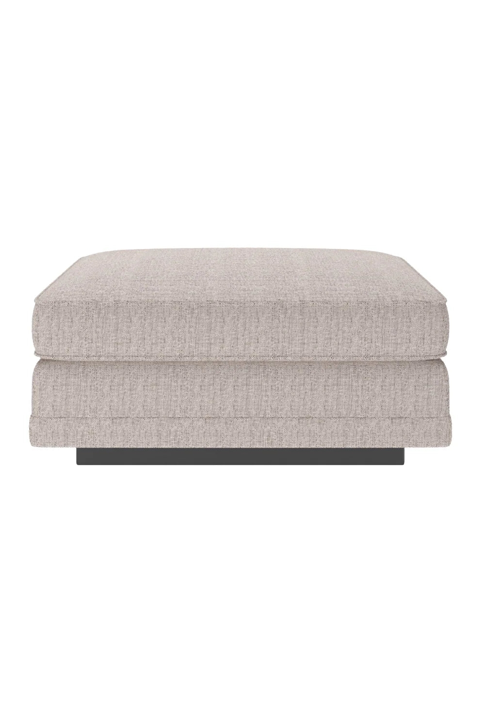 Luxury Upholstered Woven Ottoman European Style for Villa