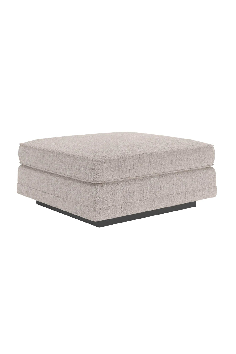 Luxury Upholstered Woven Ottoman European Style for Villa