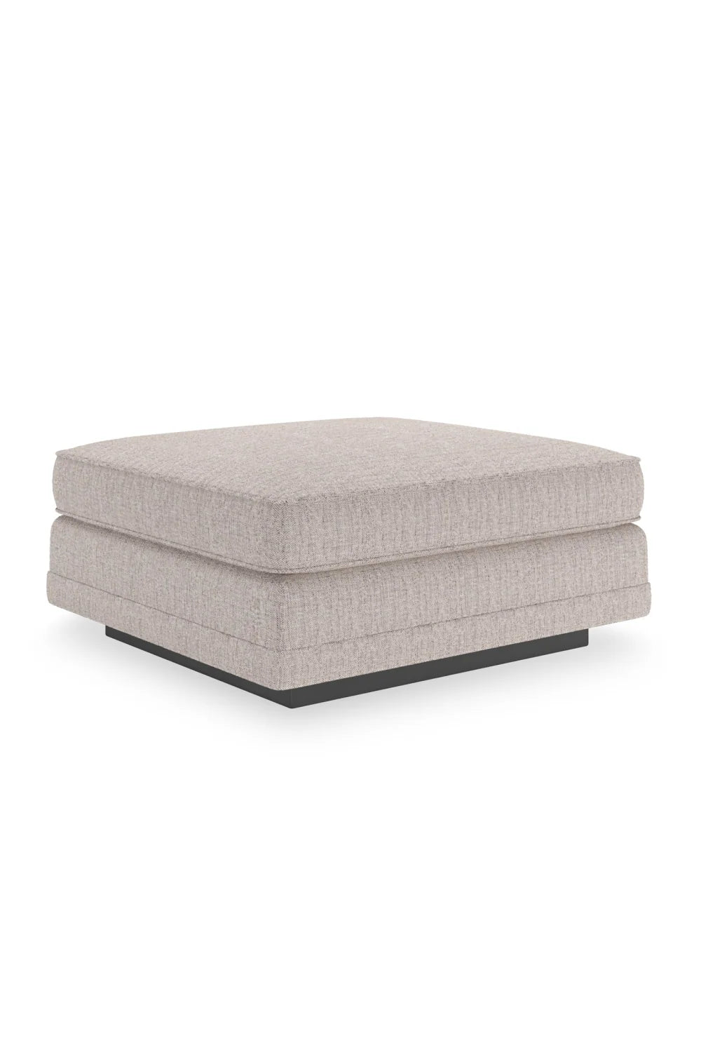 Luxury Upholstered Woven Ottoman European Style for Villa