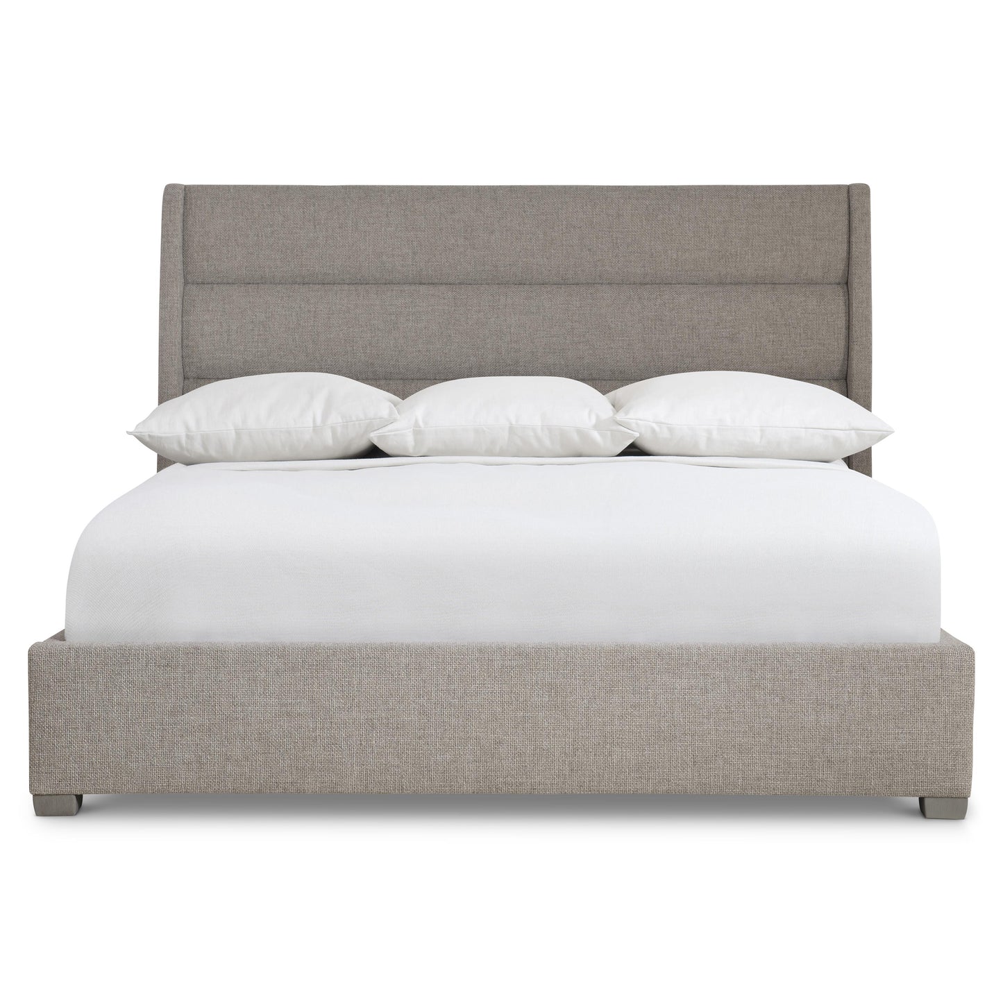Luxury Vale Fabric Panel Bed Modern Italian Style for Villa