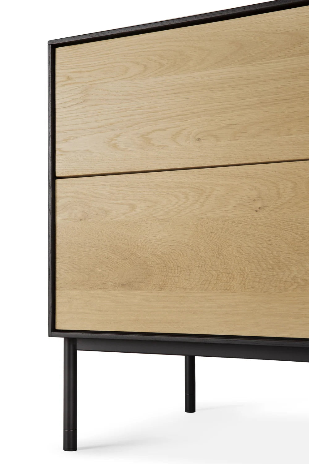Luxury Varnished Oak TV Cupboard Modern Italian Style for Villa