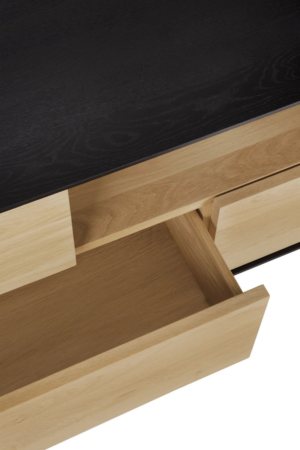 Luxury Varnished Oak TV Cupboard Modern Italian Style for Villa