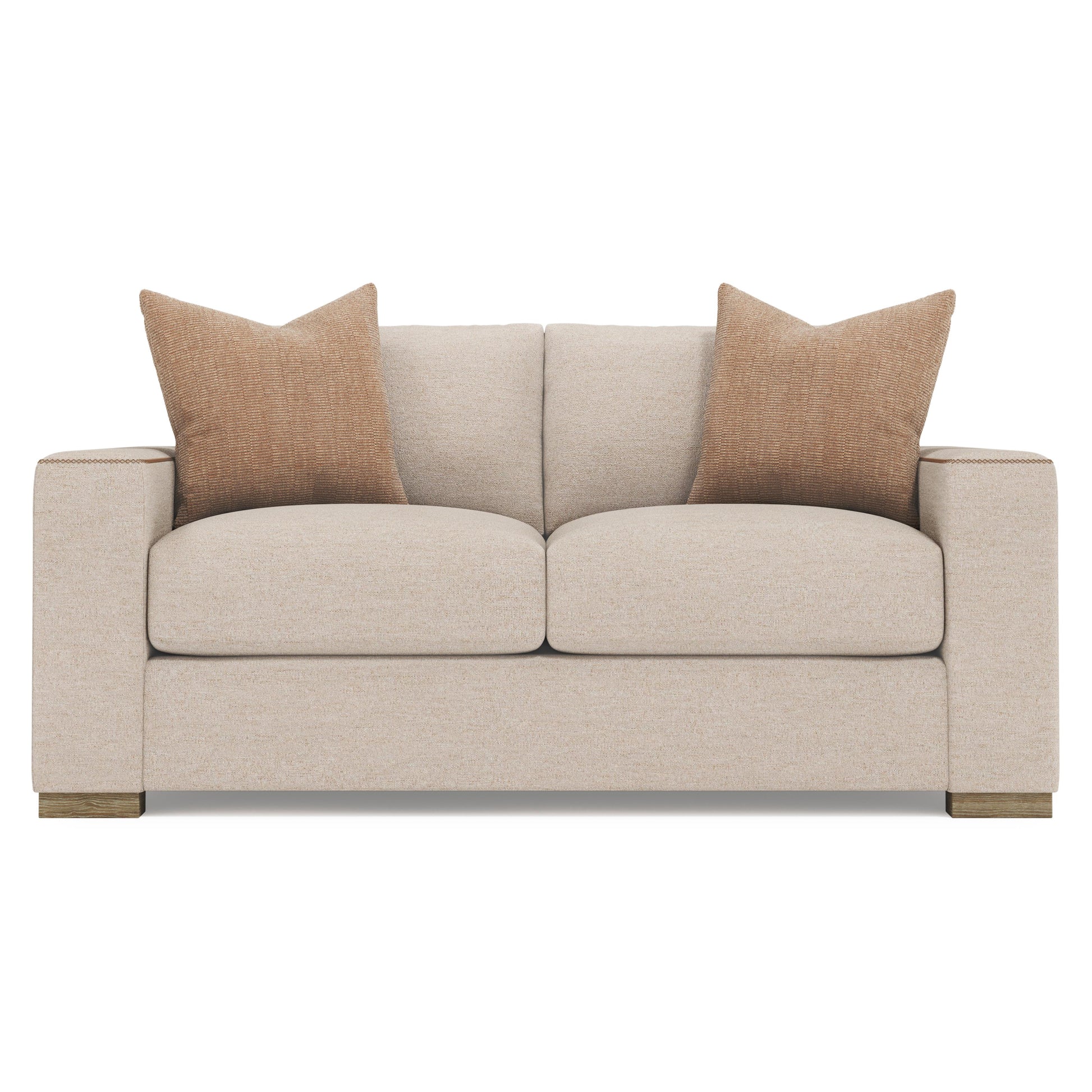 Luxury Vaughn Fabric Loveseat Modern Italian Style for Villa