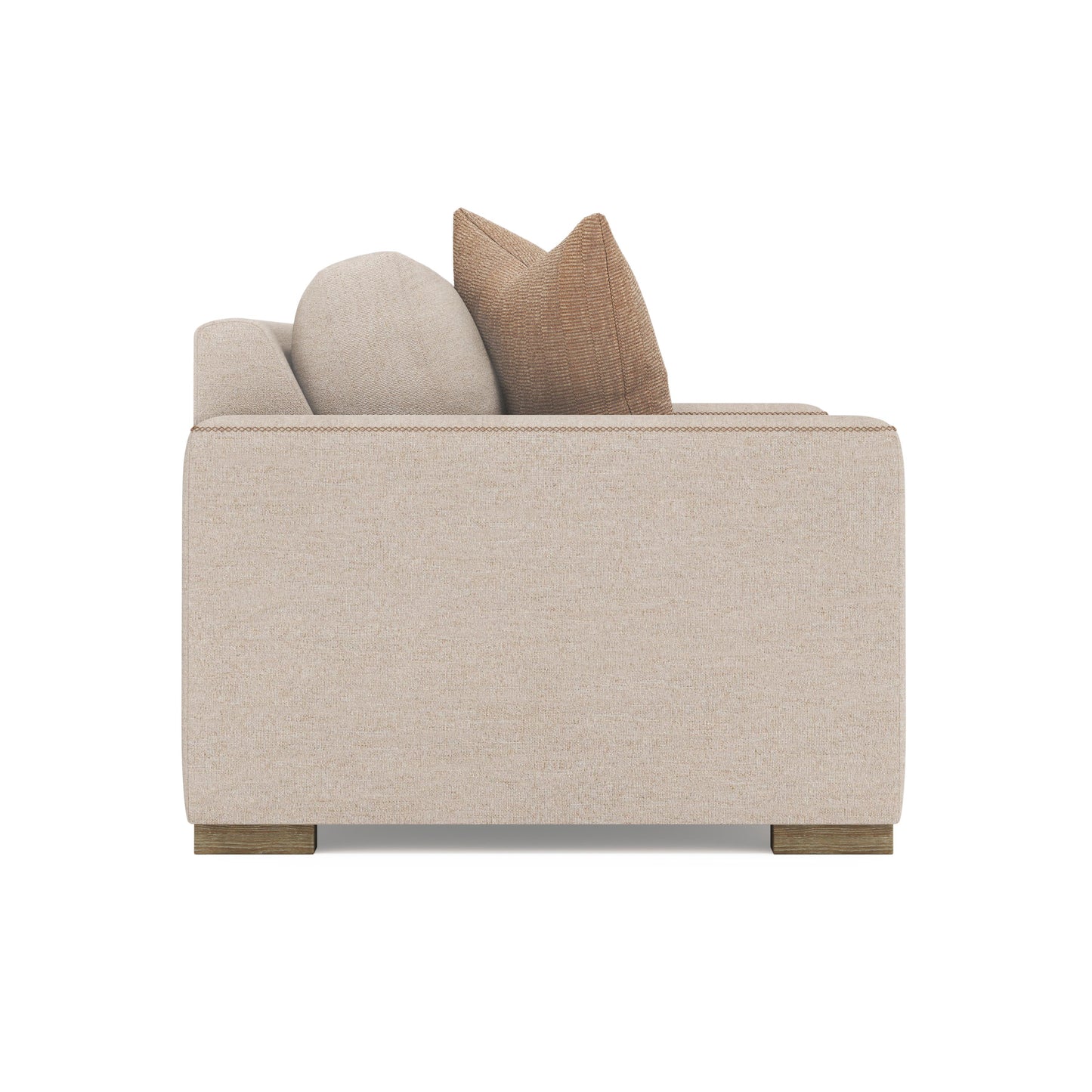 Luxury Vaughn Fabric Loveseat Modern Italian Style for Villa