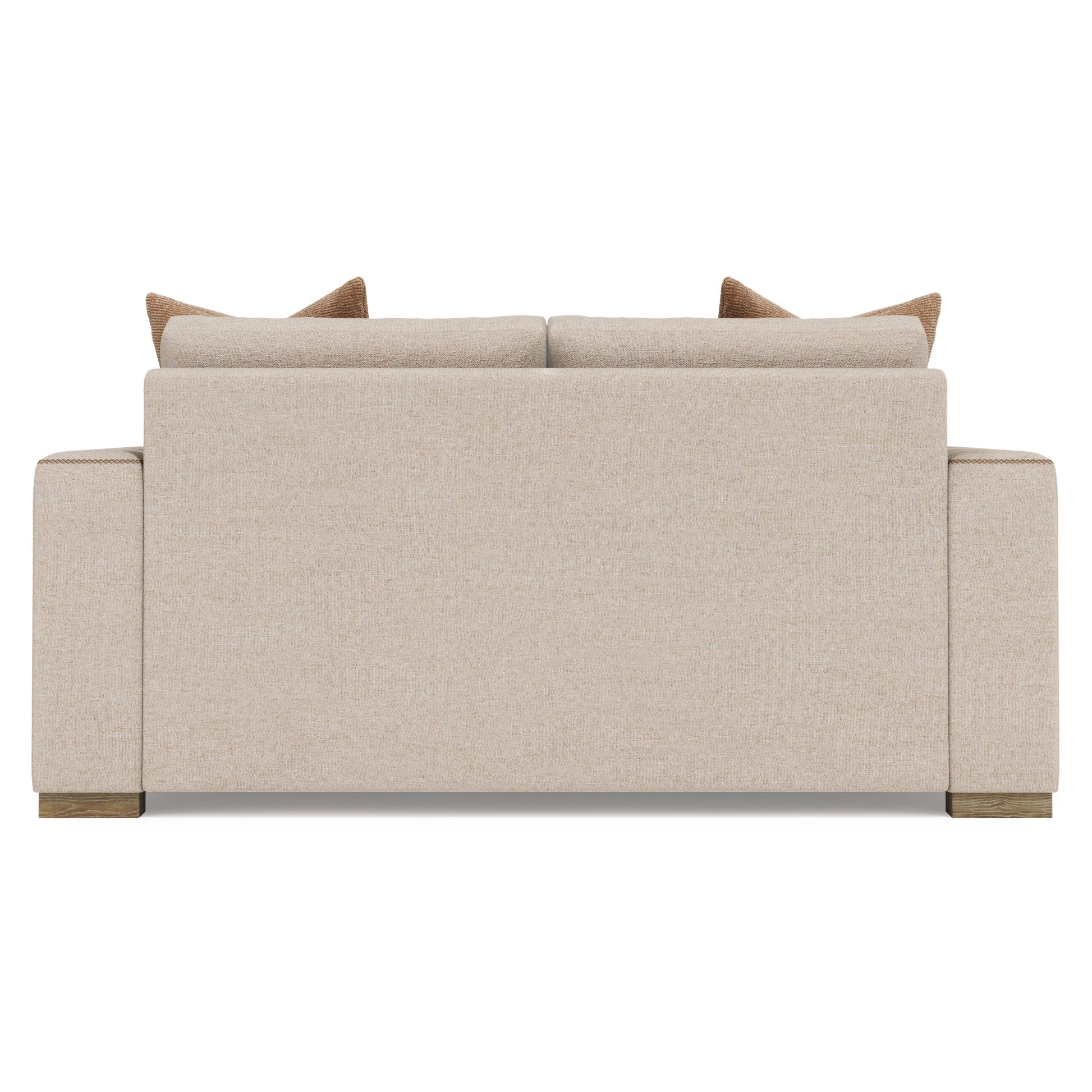 Luxury Vaughn Fabric Loveseat Modern Italian Style for Villa
