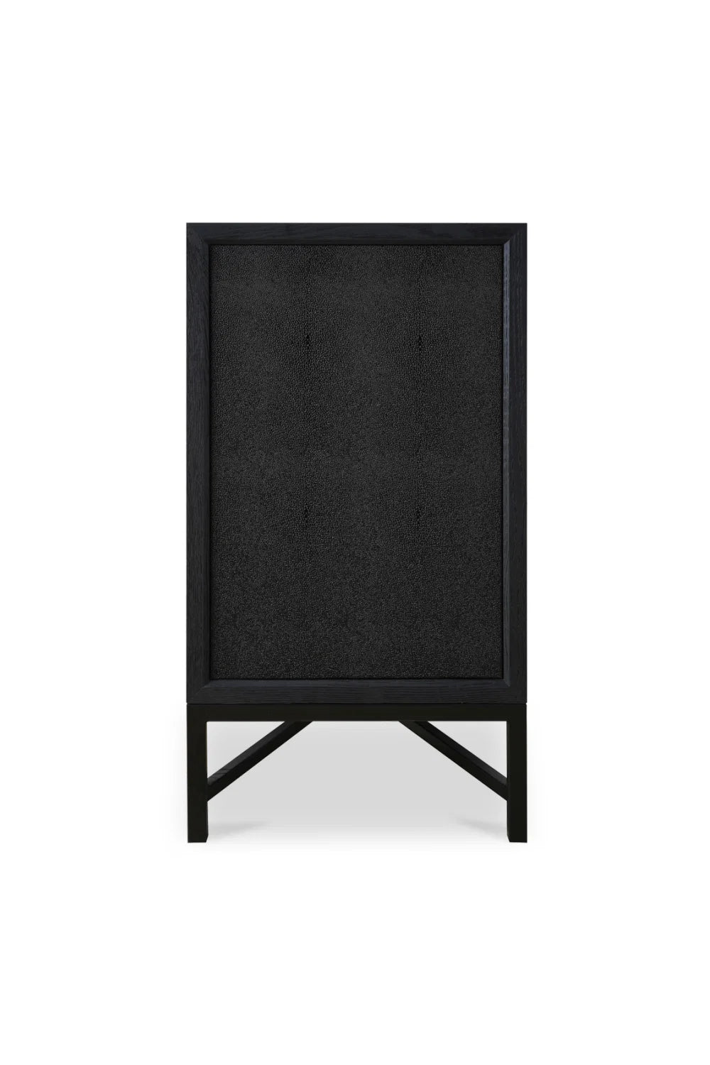 Luxury Vegan Leather 4-Door Sideboard European Style for Villa