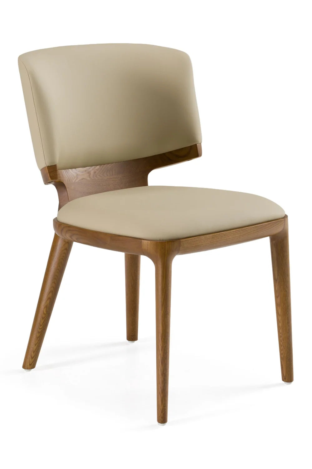 Luxury Vegan Leather Look Modern Dining Chair European Style for Villa