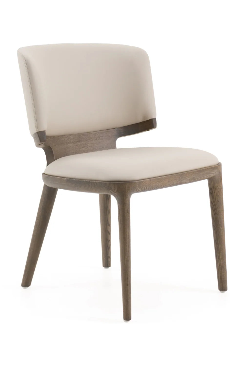 Luxury Vegan Leather Look Modern Dining Chair European Style for Villa
