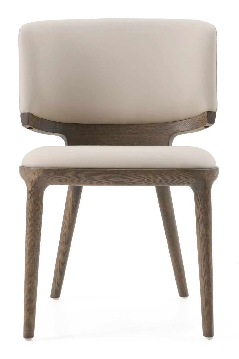 Luxury Vegan Leather Look Modern Dining Chair European Style for Villa