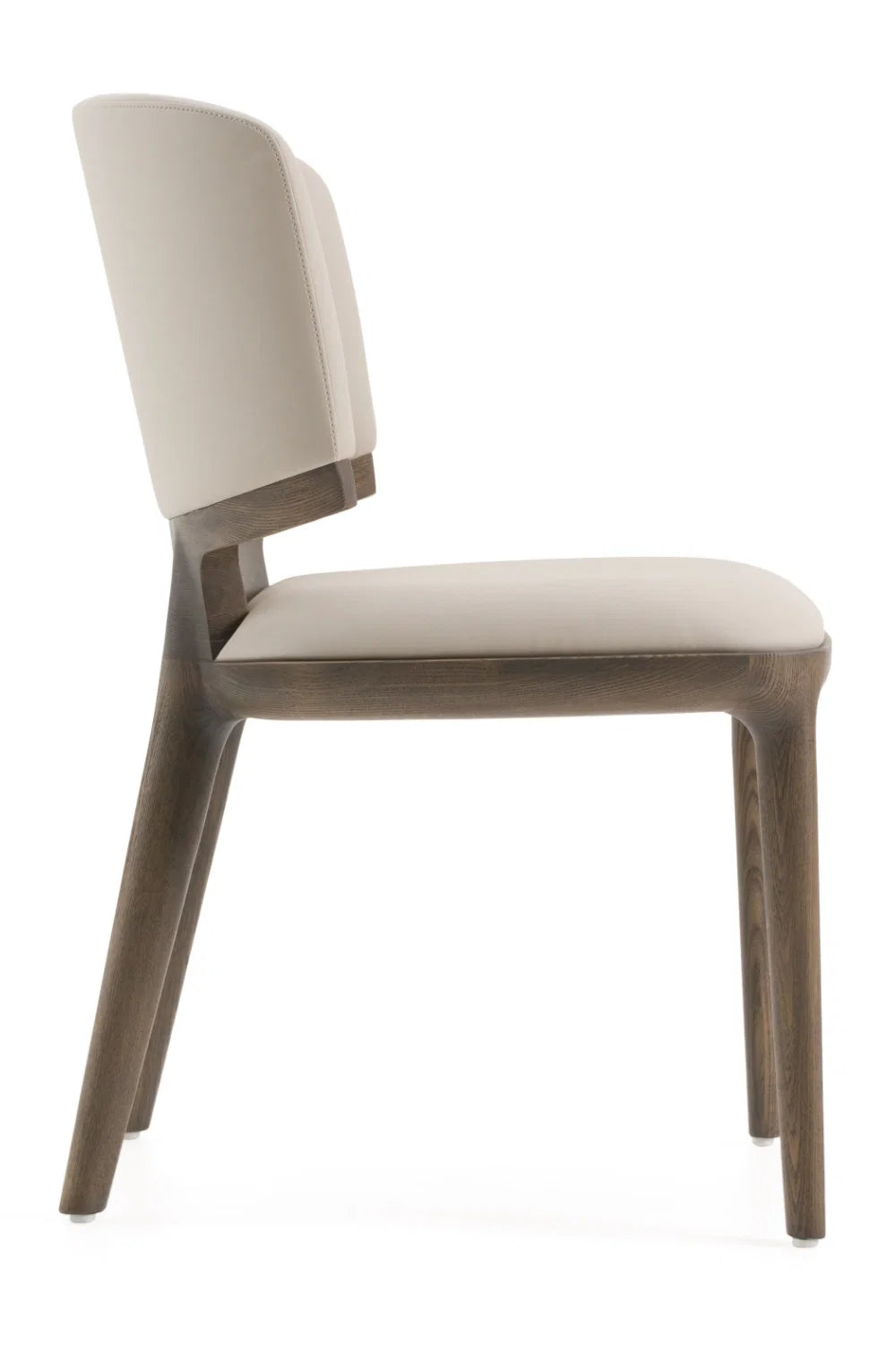 Luxury Vegan Leather Look Modern Dining Chair European Style for Villa