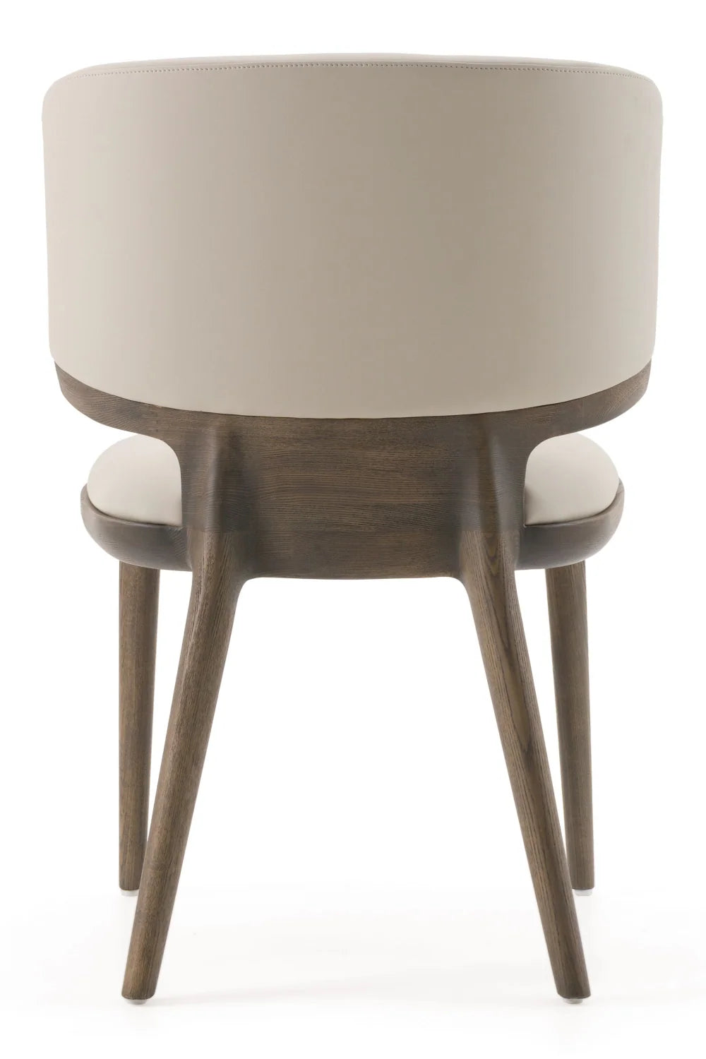 Luxury Vegan Leather Look Modern Dining Chair European Style for Villa