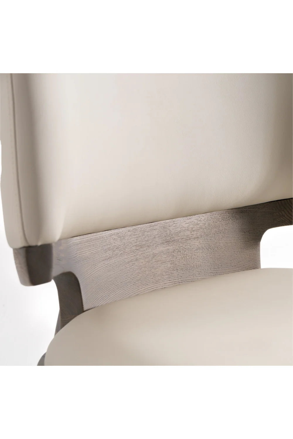 Luxury Vegan Leather Look Modern Dining Chair European Style for Villa