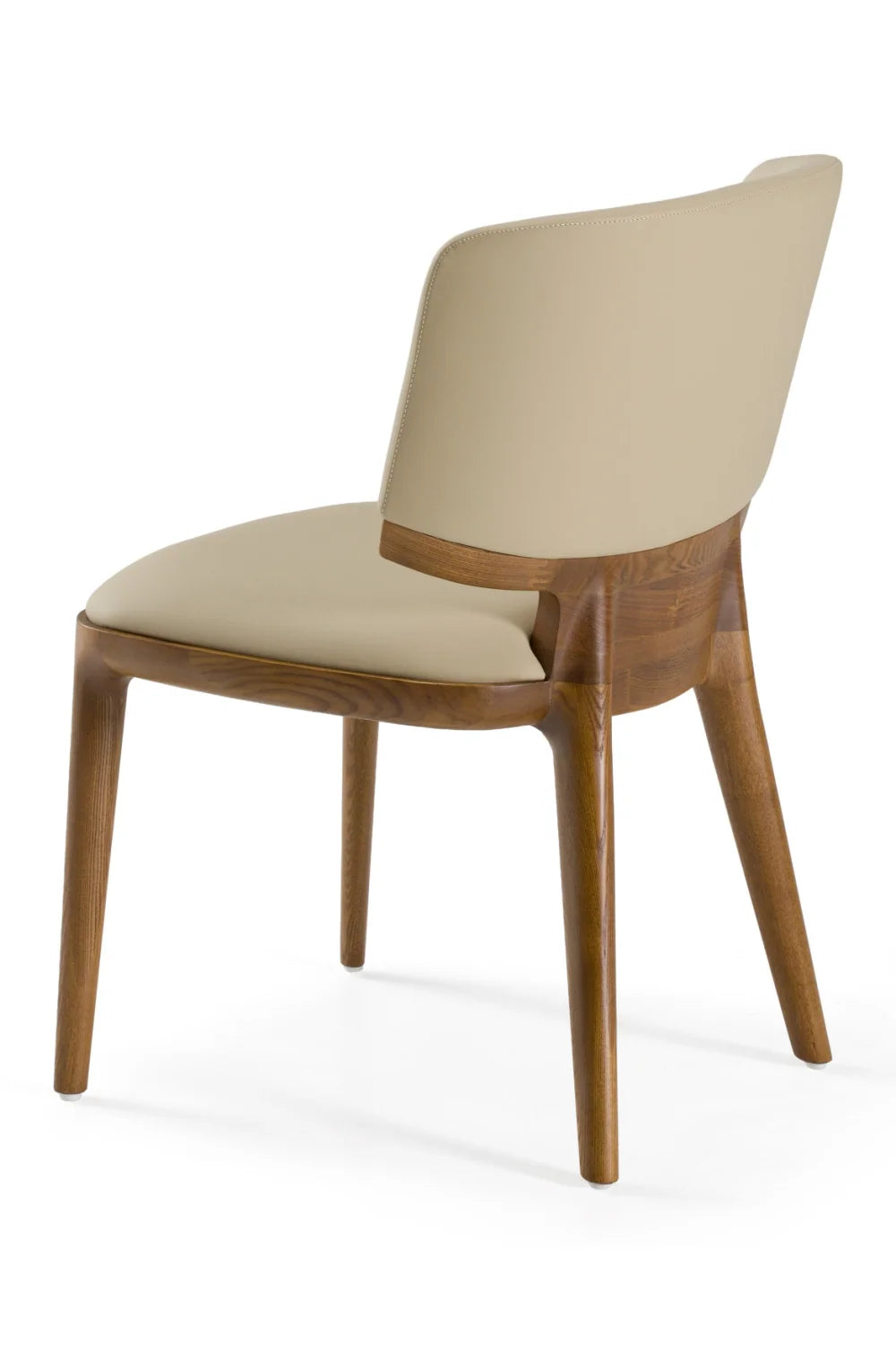 Luxury Vegan Leather Look Modern Dining Chair European Style for Villa