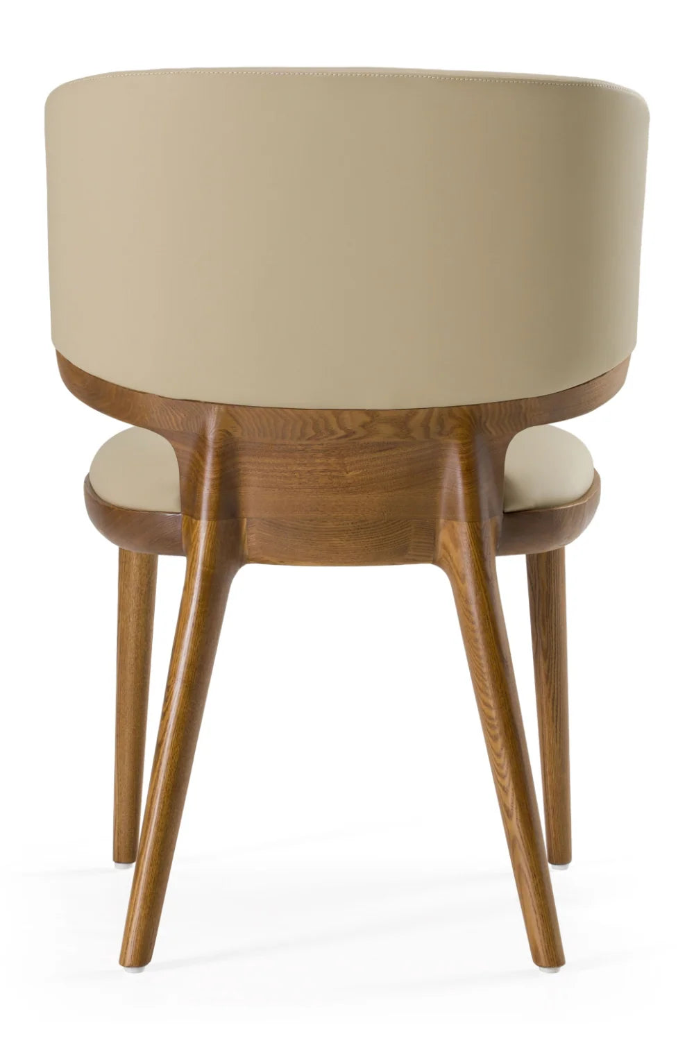 Luxury Vegan Leather Look Modern Dining Chair European Style for Villa