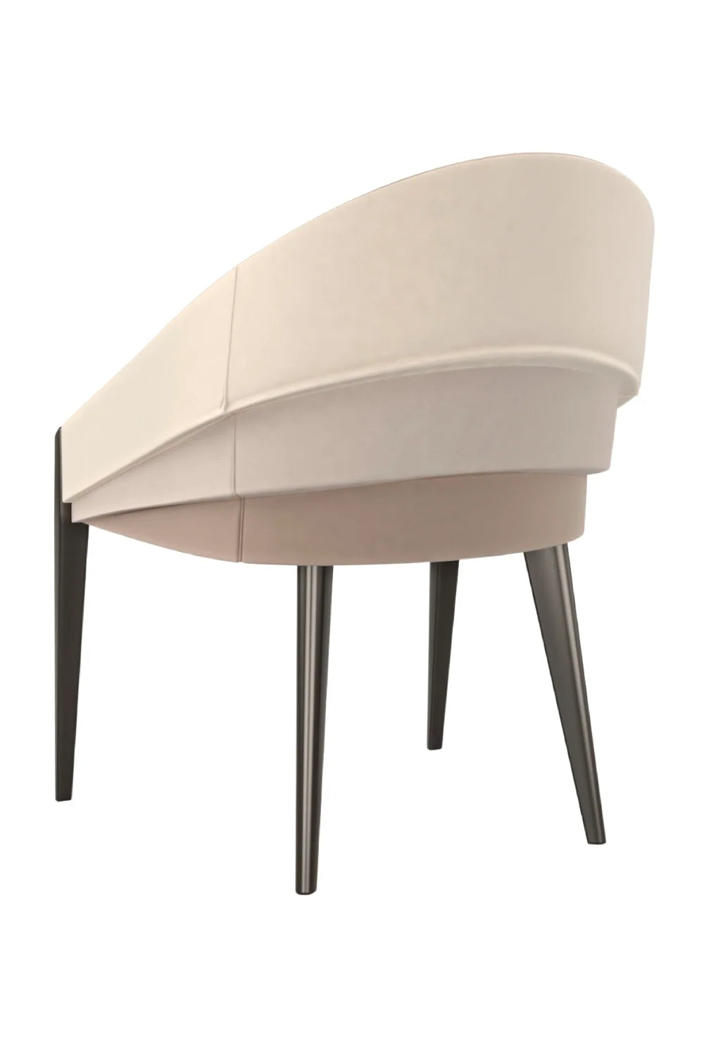 Luxury Velvet Accent Chair European Style for Villa