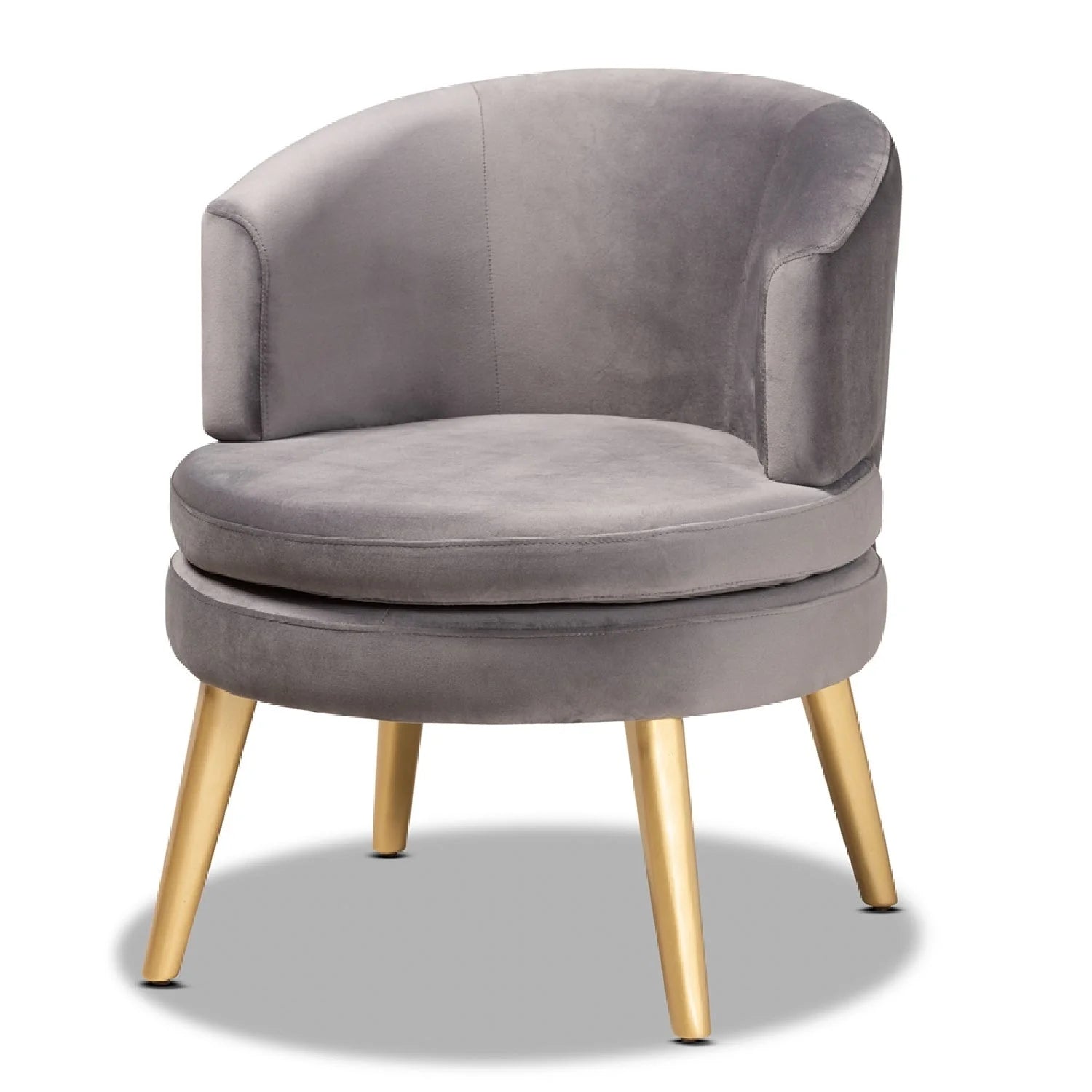 Luxury Velvet Accent Chair Modern Italian Style for Villa
