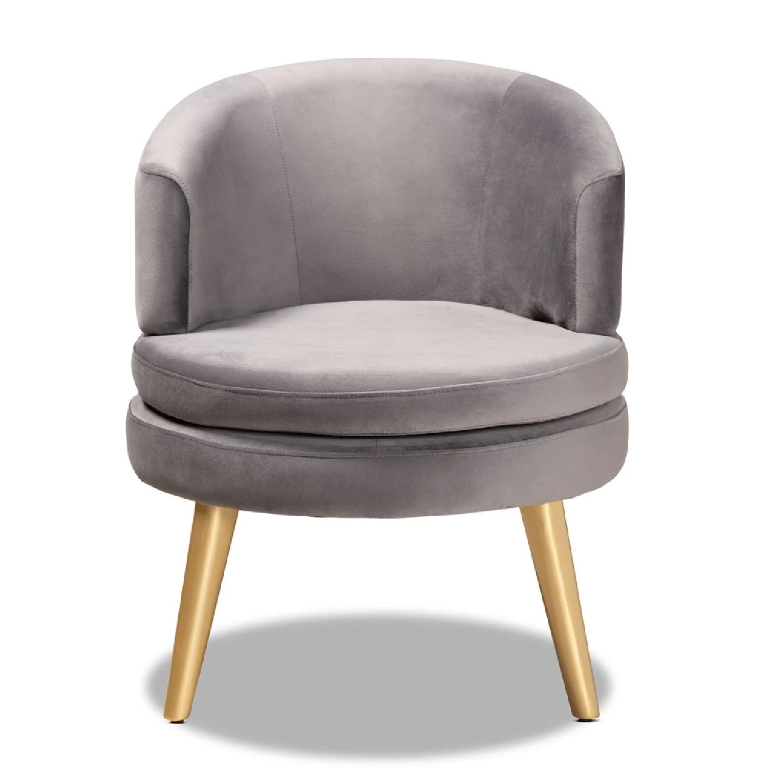 Luxury Velvet Accent Chair Modern Italian Style for Villa