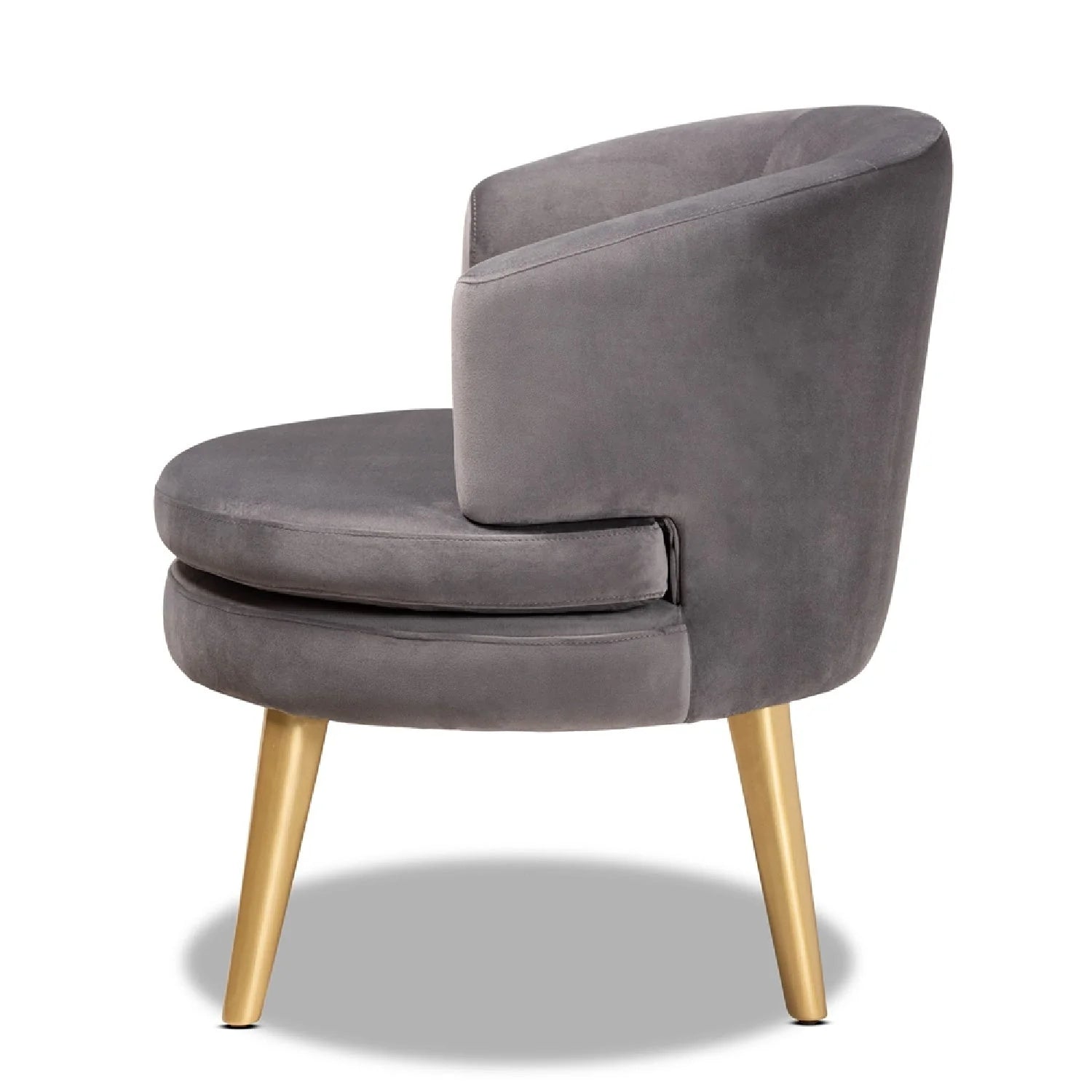 Luxury Velvet Accent Chair Modern Italian Style for Villa