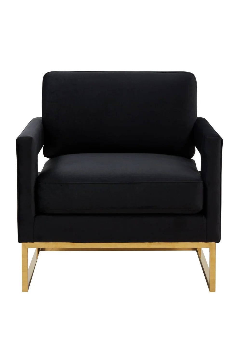 Luxury Velvet Accent Chair Modern Italian Style for Villa