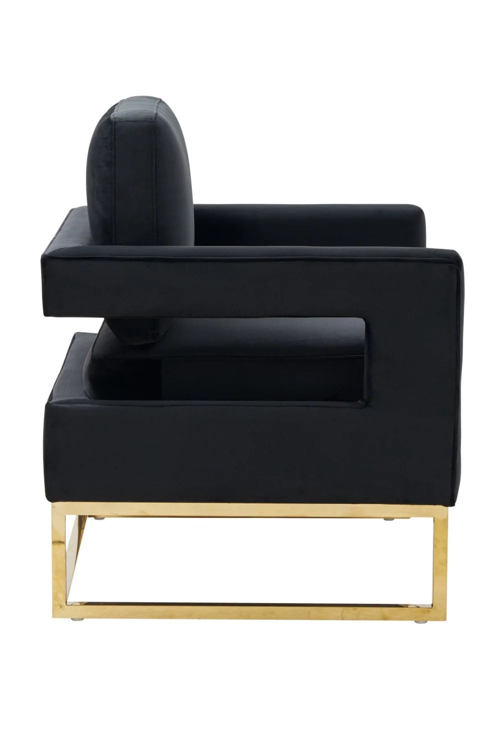 Luxury Velvet Accent Chair Modern Italian Style for Villa