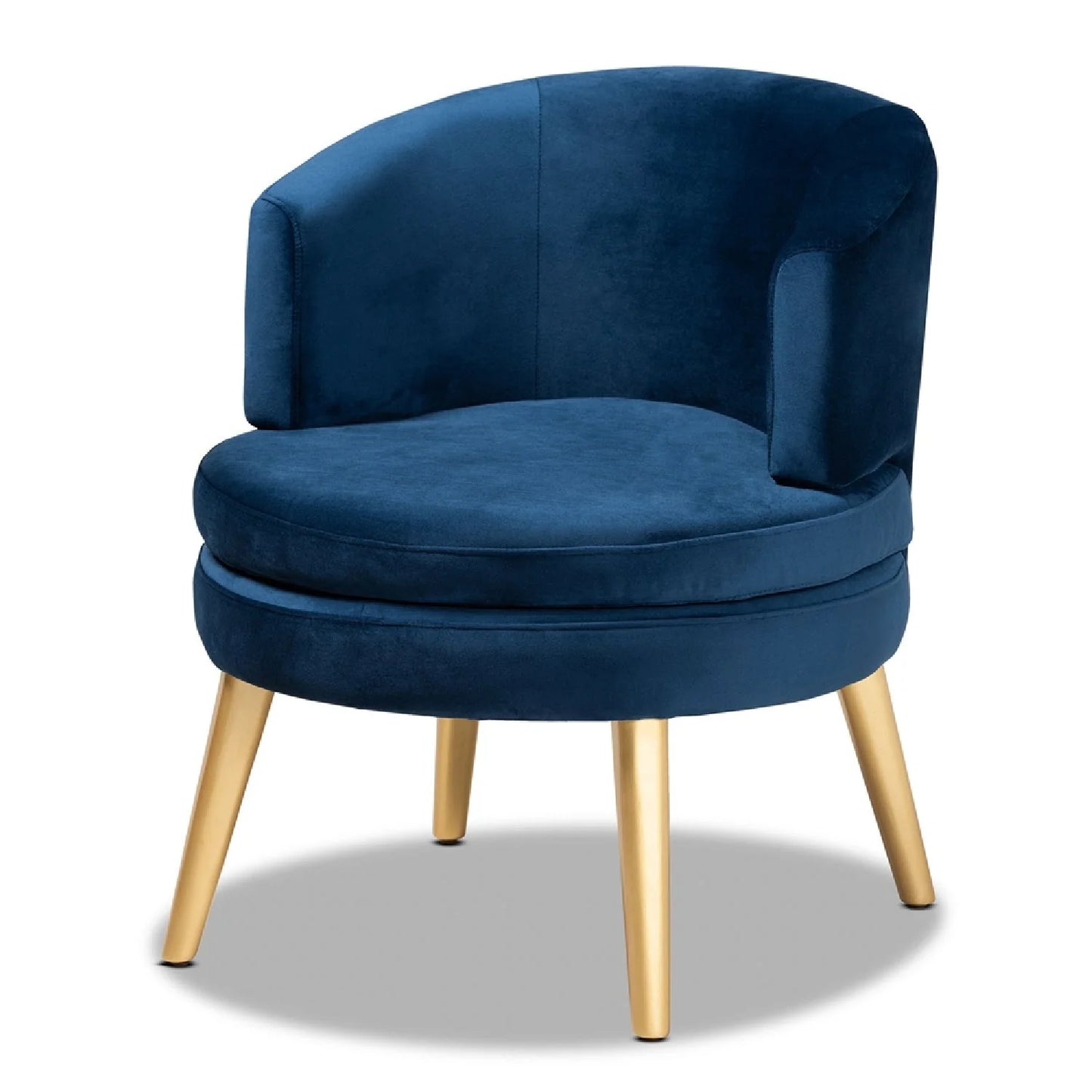 Luxury Velvet Accent Chair Modern Italian Style for Villa