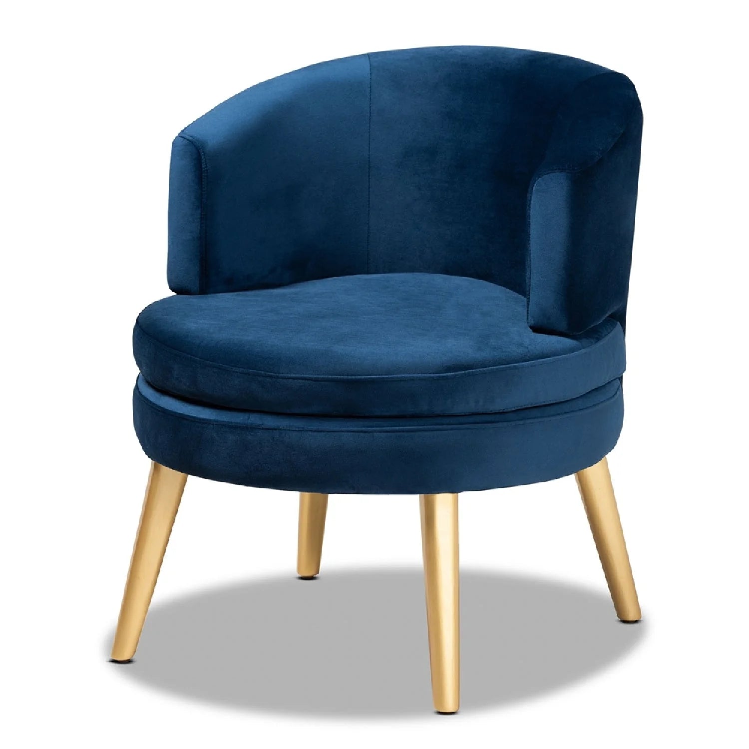 Luxury Velvet Accent Chair Modern Italian Style for Villa