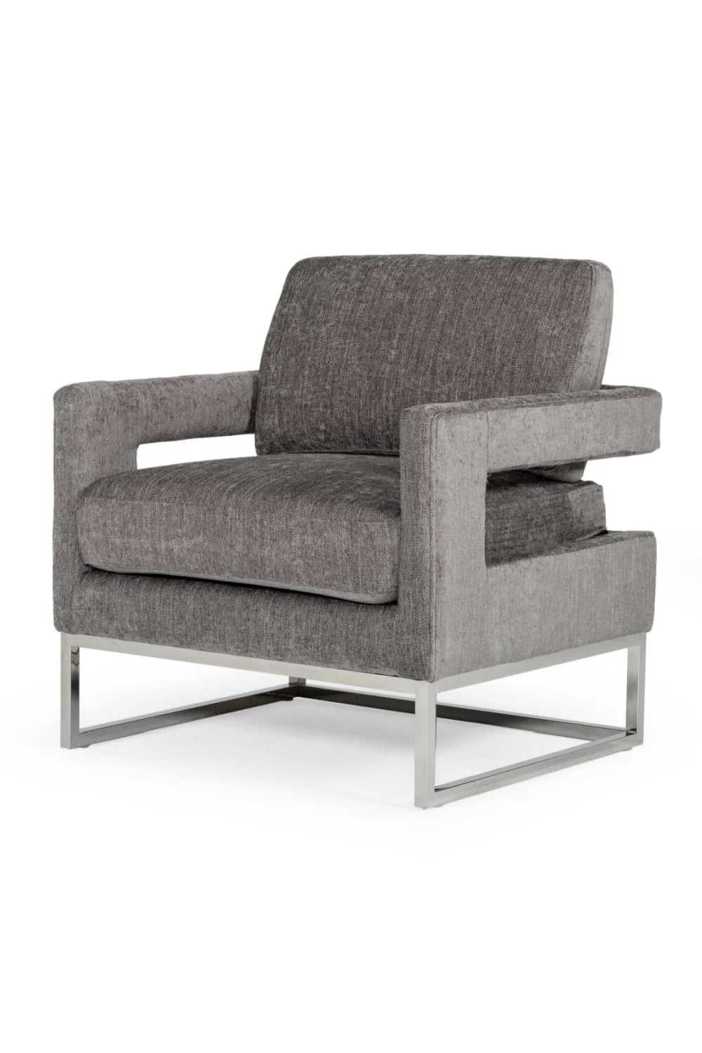 Luxury Velvet Accent Chair Modern Italian Style for Villa