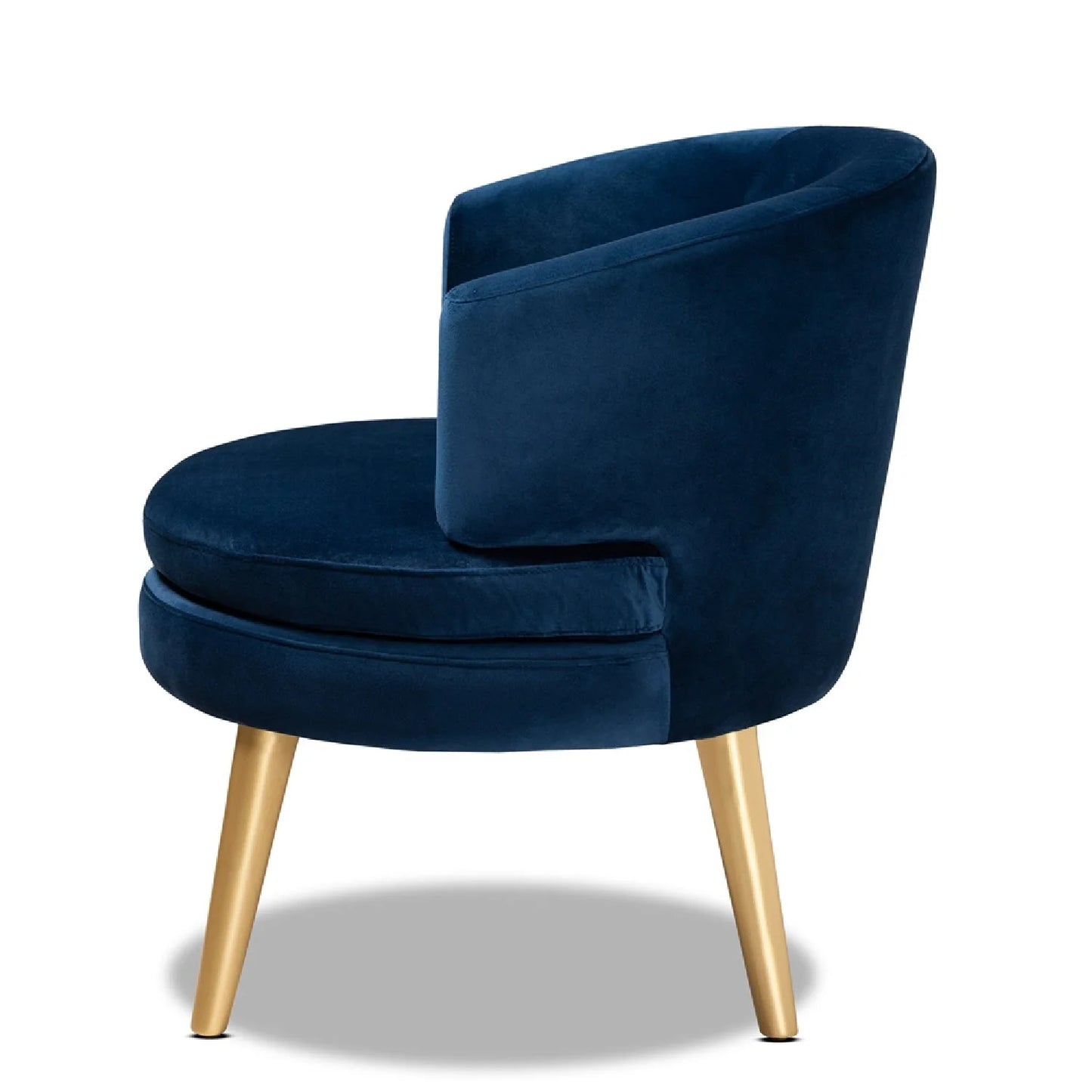 Luxury Velvet Accent Chair Modern Italian Style for Villa