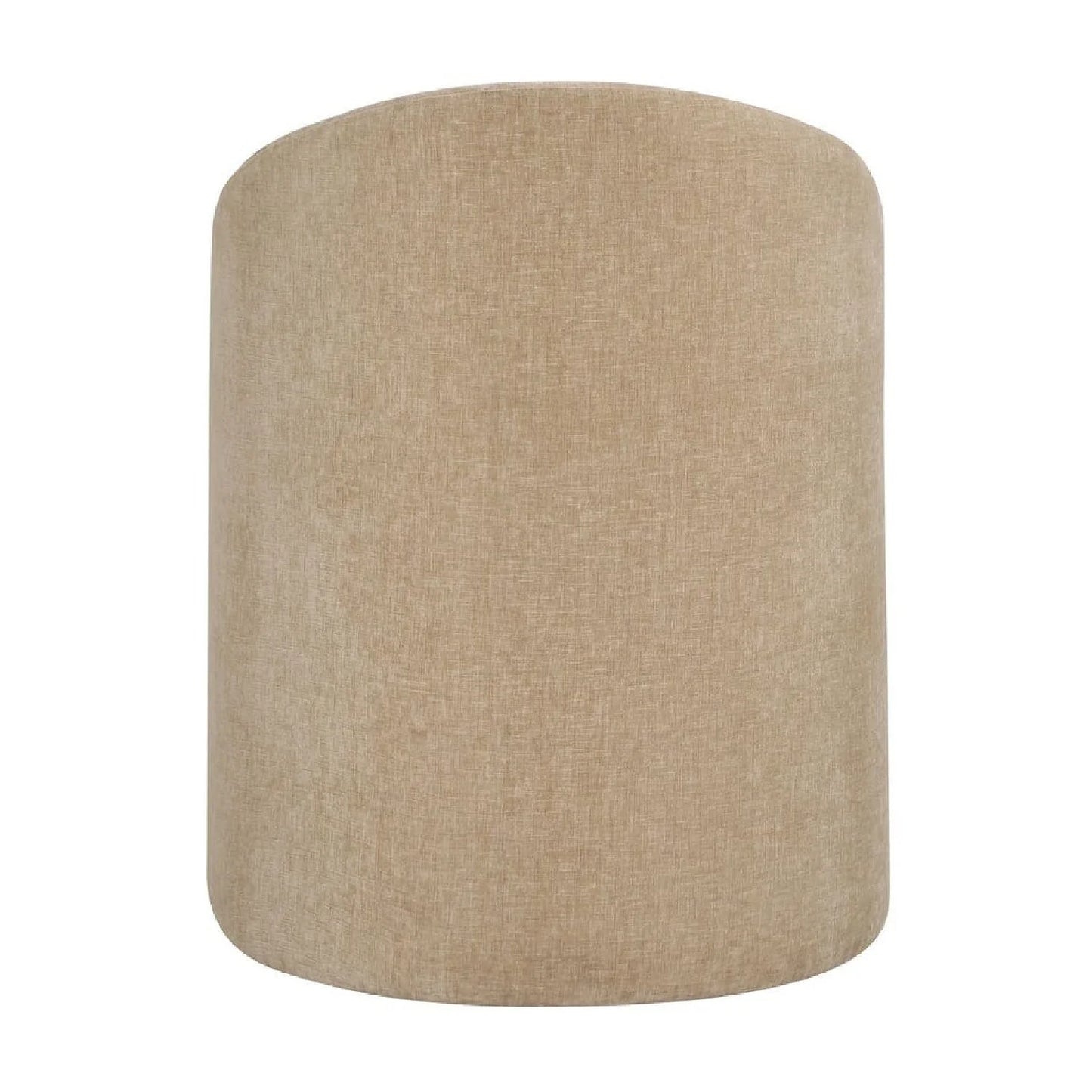 Luxury Velvet Barrel Wheeled Dining Chair European Style for Villa