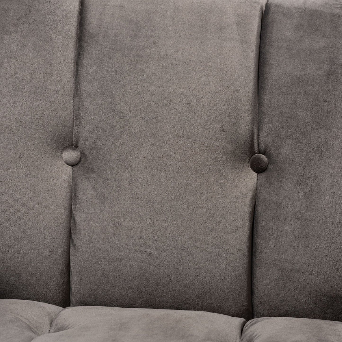 Luxury Velvet Button Tufted Accent Chair Modern Italian Style for Villa