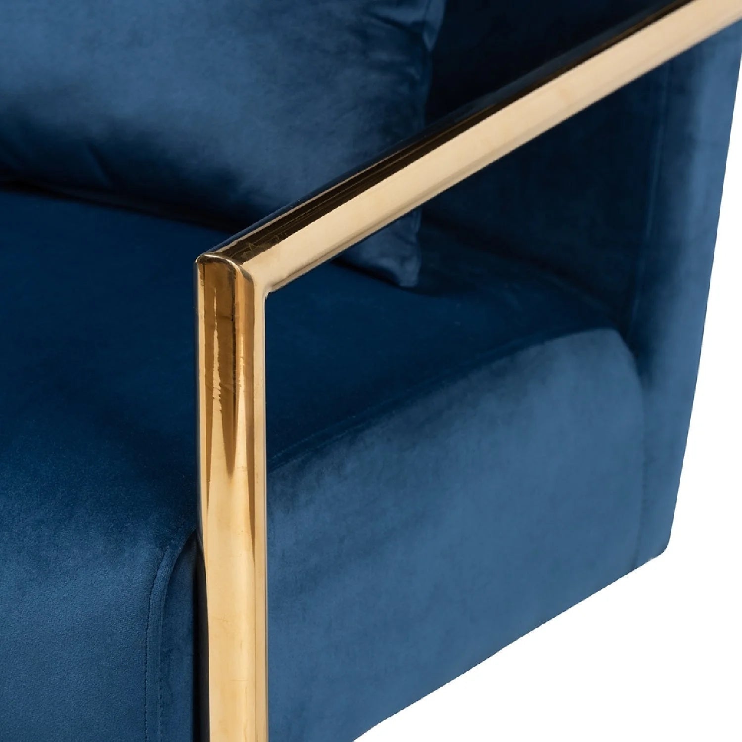 Luxury Velvet Cantilevered Lounge Chair Modern Italian Style for Villa