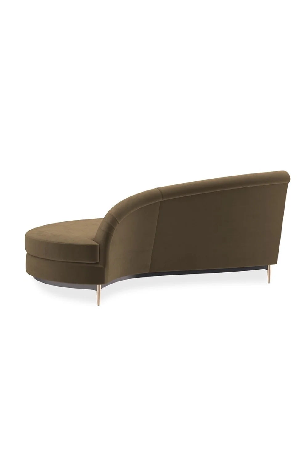 Luxury Velvet Fabric Sectional Sofa Modern Italian Style for Villa