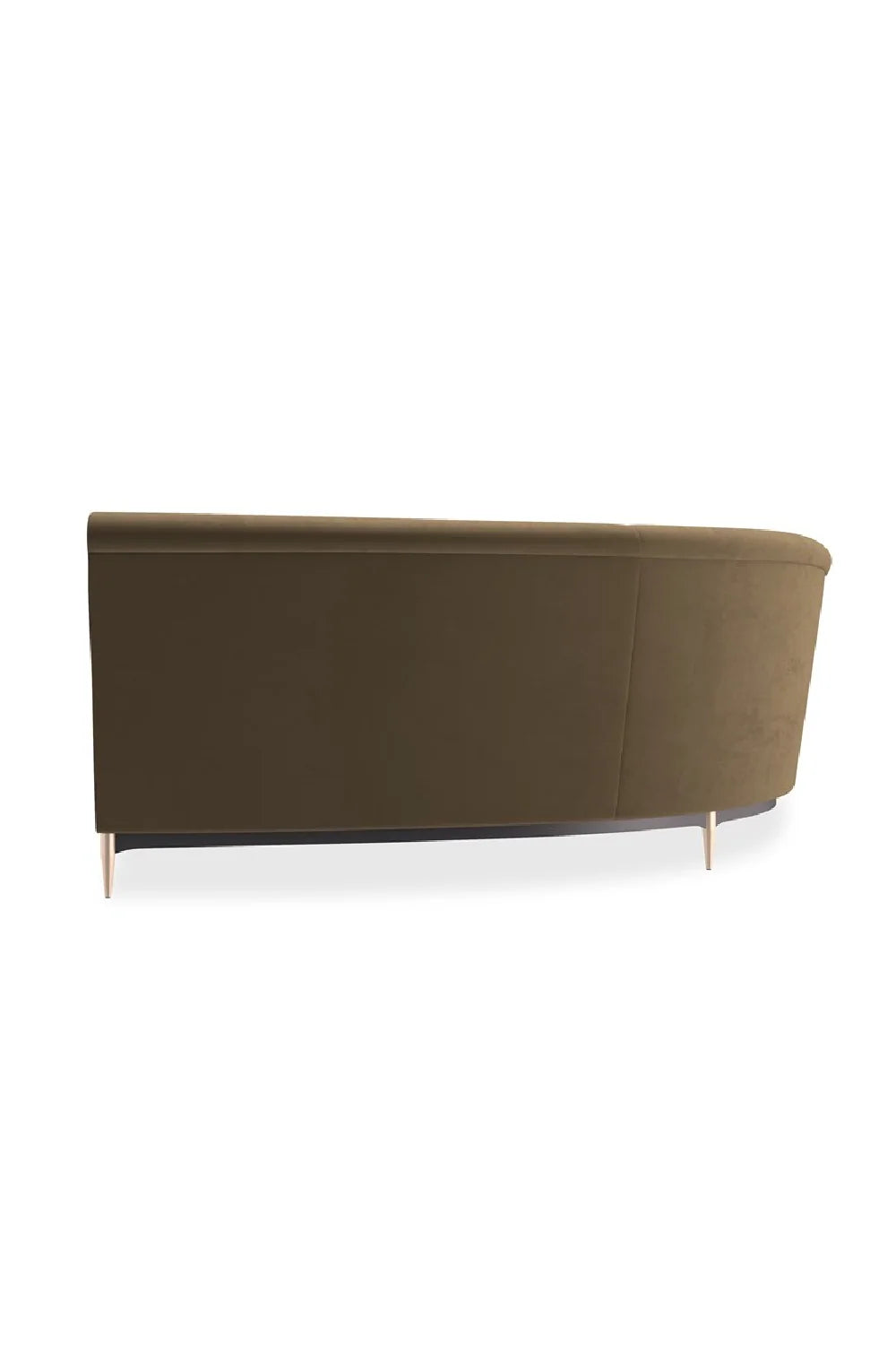 Luxury Velvet Fabric Sectional Sofa Modern Italian Style for Villa