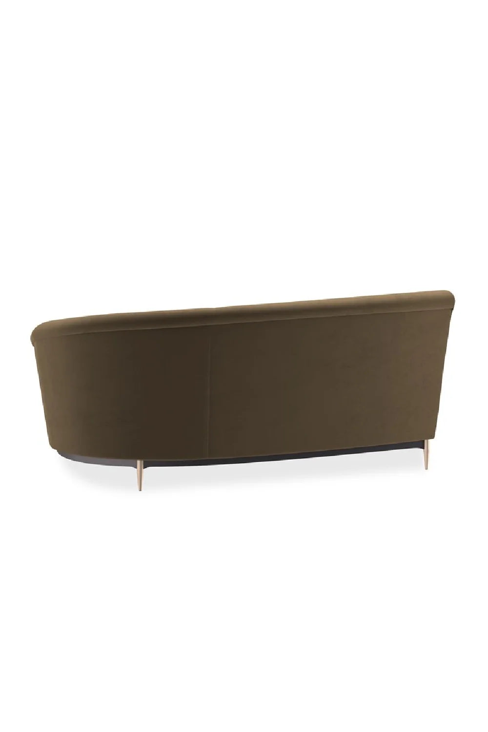 Luxury Velvet Fabric Sectional Sofa Modern Italian Style for Villa