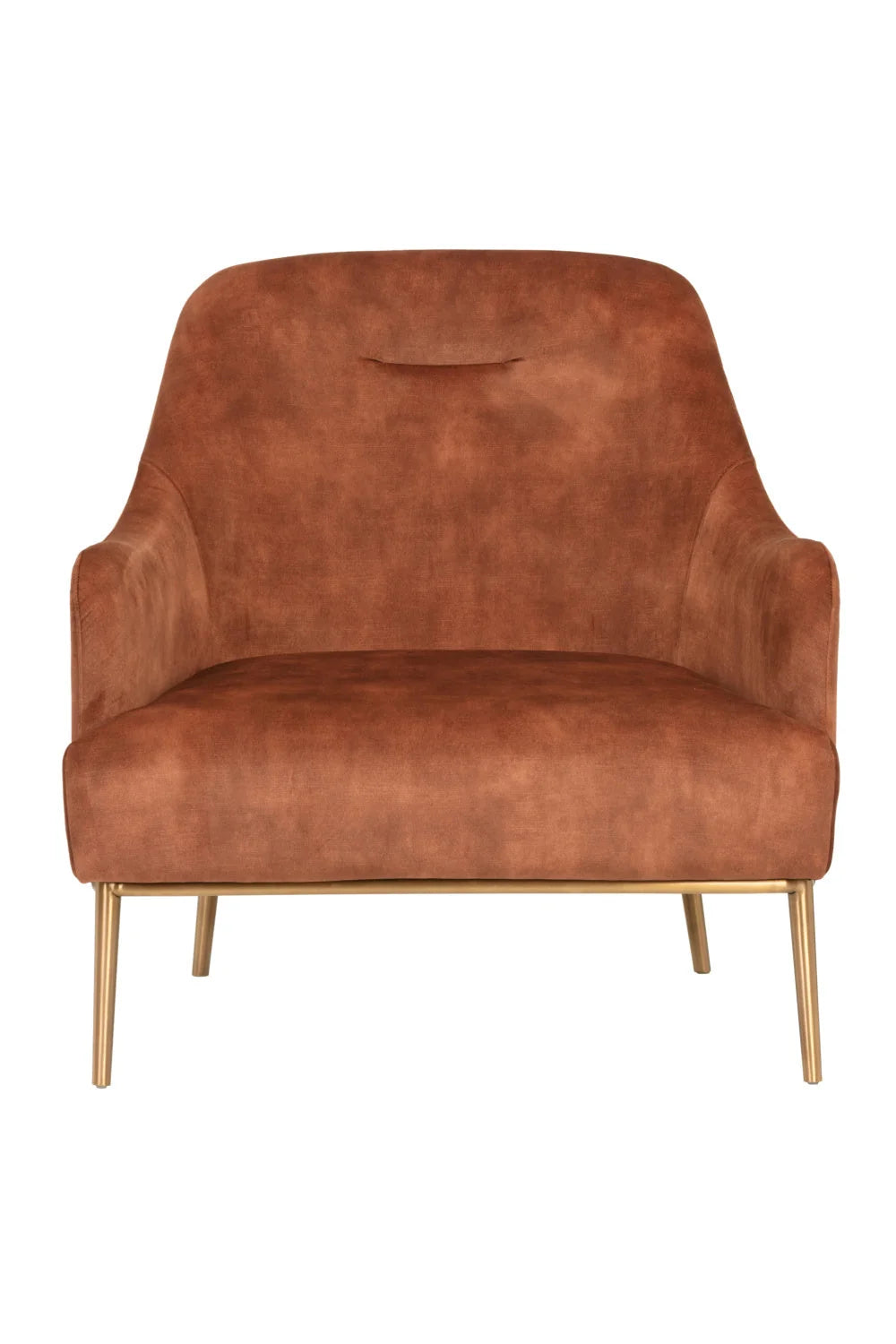 Luxury Velvet Lounge Chair Modern Italian Style for Villa
