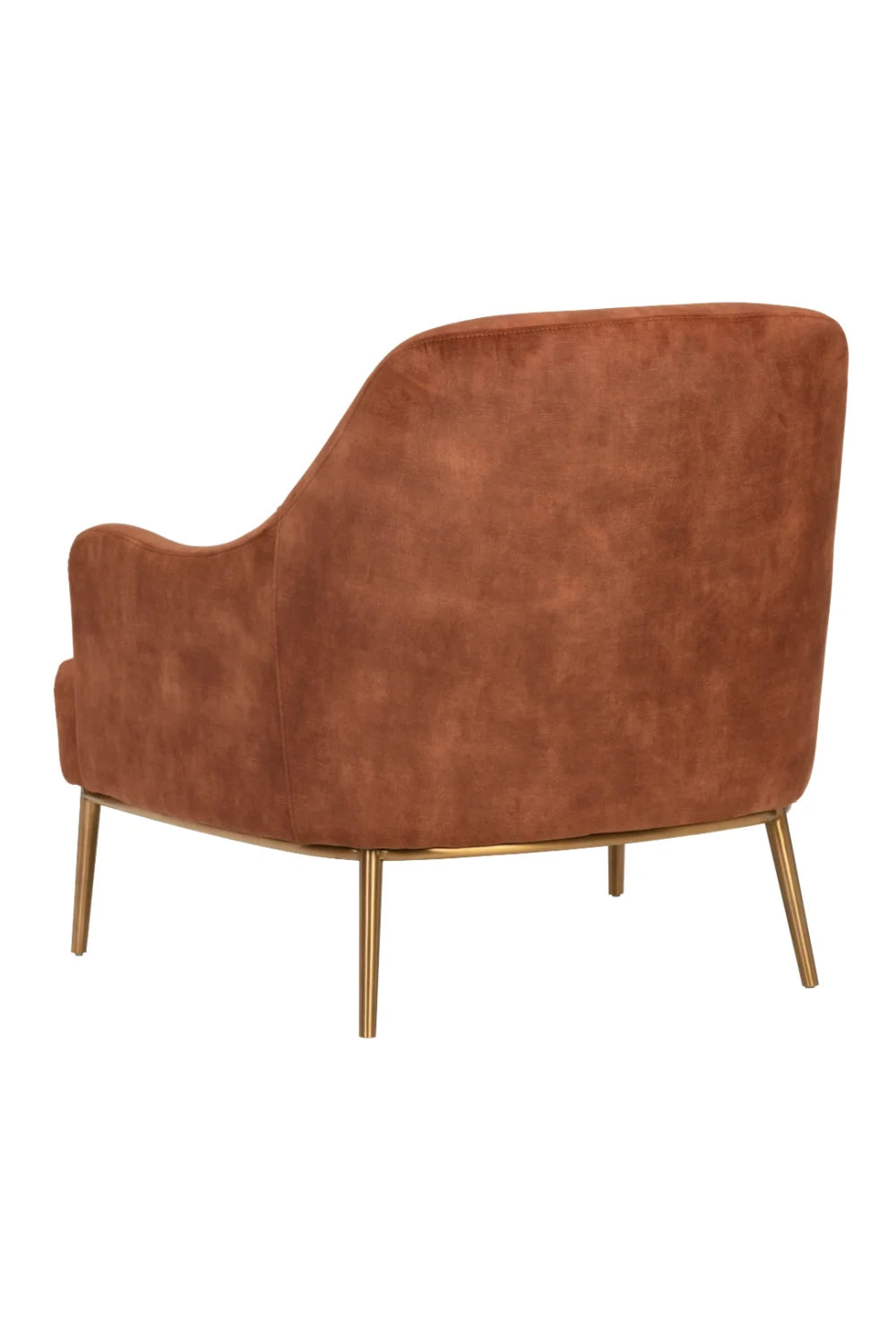 Luxury Velvet Lounge Chair Modern Italian Style for Villa