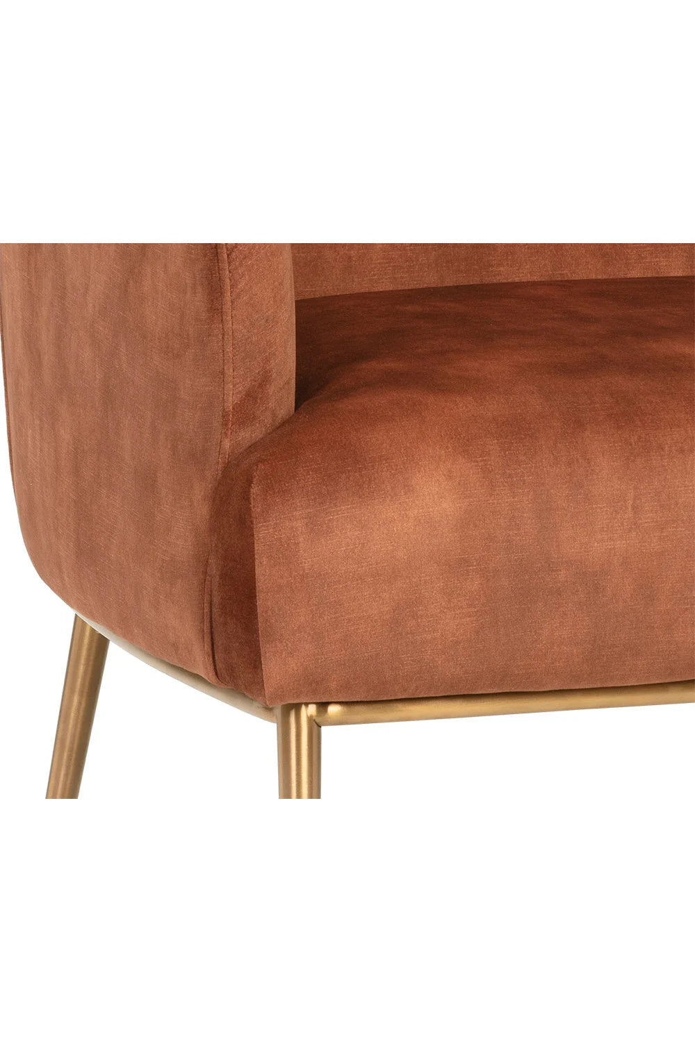Luxury Velvet Lounge Chair Modern Italian Style for Villa