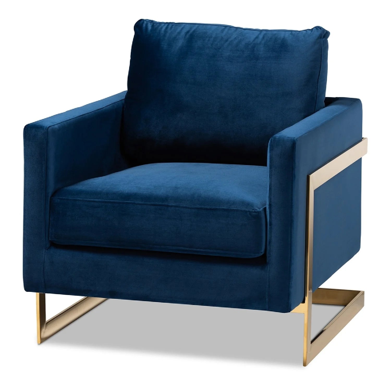 Luxury Velvet Matteo Accent Chair Modern Italian Style for Villa