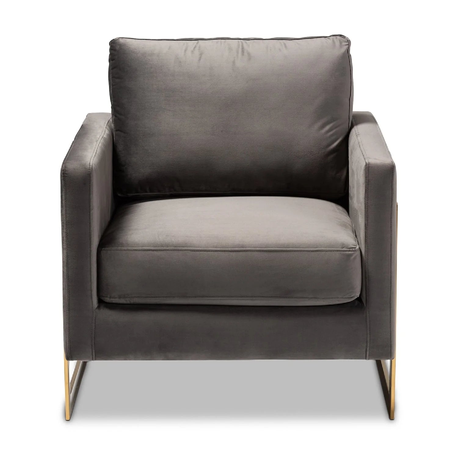 Luxury Velvet Matteo Accent Chair Modern Italian Style for Villa
