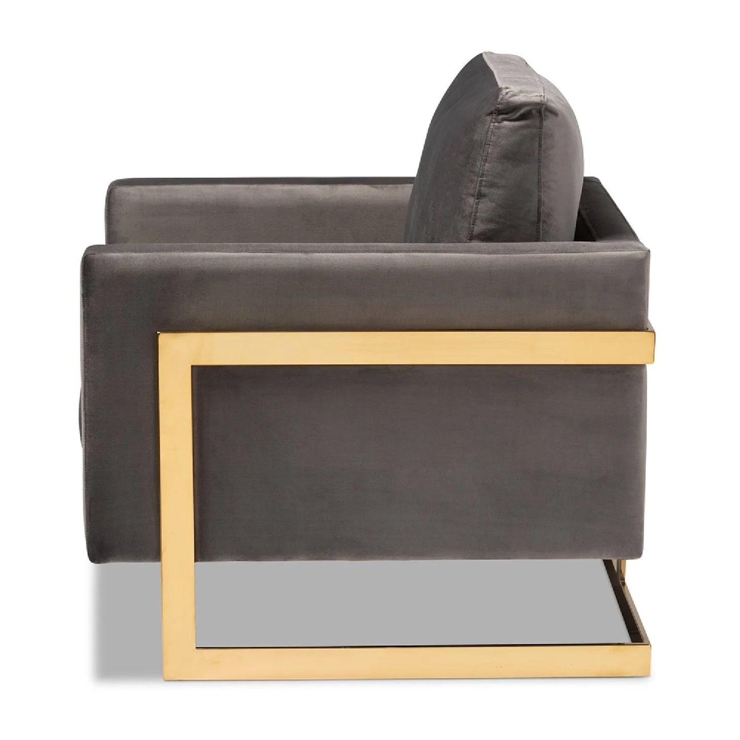 Luxury Velvet Matteo Accent Chair Modern Italian Style for Villa