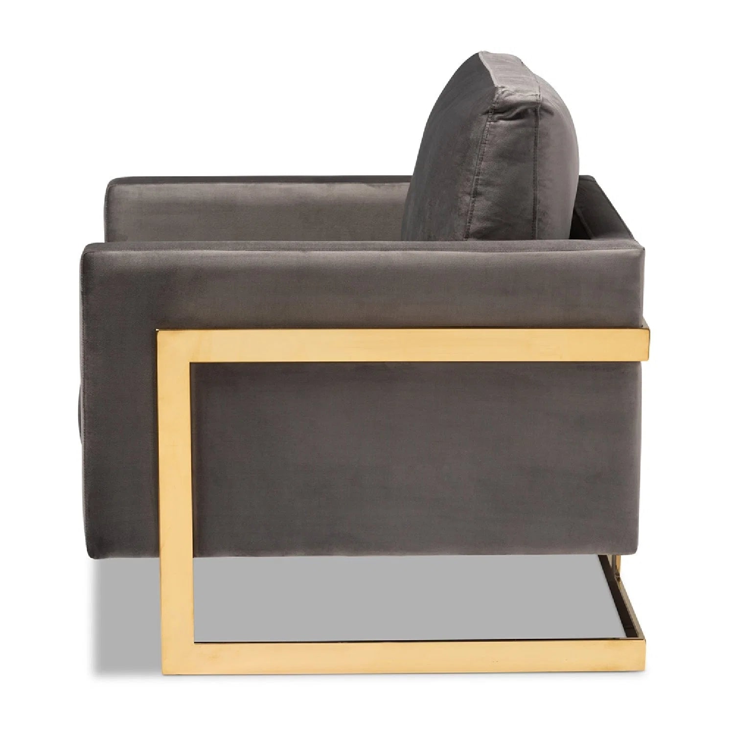 Luxury Velvet Matteo Accent Chair Modern Italian Style for Villa