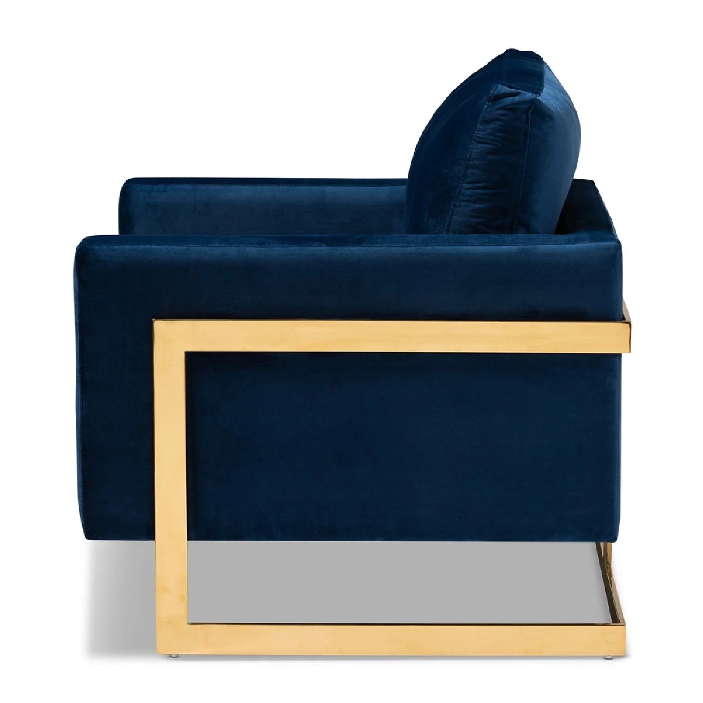 Luxury Velvet Matteo Accent Chair Modern Italian Style for Villa